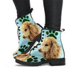 New Poodle Print Boots For Women