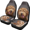 Goldendoodle Dog Print Car Seat Covers
