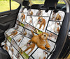 Bulldog Collage Print Pet Seat Covers