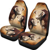 Hereford Bull Customized Print Car Seat Covers