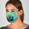 Cute Scottish Terriers Save Print Face Mask