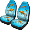 Comet Fish Print Car Seat Covers