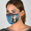 Cute Saluki Dog Print Face Mask