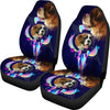 Saint Bernard Dog Print Car Seat Covers