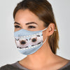 Cute Himalayan Guinea Pig Print Face Mask