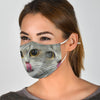 Scottish Fold Cat Face Print Face Mask