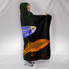 Slender Danios Fish Print Hooded Blanket