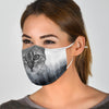 Lovely Bengal Cat Print Face Mask