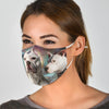 Lovely Pit Bull Terrier Print Face Mask