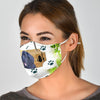 Newfoundland Dog Print Face Mask