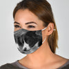 Cute Border Collie Print Face Mask