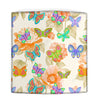 Floral Butterfly Print Women's Leather Wallet