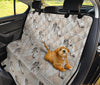 Borzoi Print Pet Seat Covers