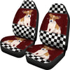 Cute Jack Russell Terrier Print Car Seat Covers