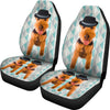 Cute Welsh Terrier Print Car Seat Covers