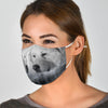 Lovely Great Pyrenees Dog Print Face Mask