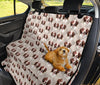 Cute Brittany Dog Pattern Print Pet Seat Cover