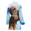 Bracco Italiano Dog Print Women's Bath Robe