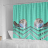 Ragamuffin cat Print Shower Curtain