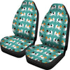 Toy Fox Terrier Dog Pattern Print Car Seat Covers