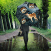 Akita Dog Print Umbrellas
