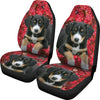 Entlebucher Mountain Dog On Pink Print Car Seat Covers