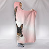 Toy Fox Terrier Dog Print Hooded Blanket