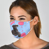 Giant Schnauzer Dog Print Face Mask