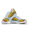 Blue-and-Yellow Macaw Print Running Shoes