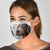 Bluetick Coonhound Print Face Mask