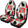 Devon Rex Cat Patterns Print Car Seat Covers