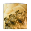 Dogue de Bordeaux Print Women's Leather Wallet