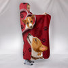 Basenji Dog Paws Print Hooded Blanket