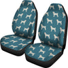 Chinese Shar Pei Dog Pattern Print Car Seat Covers