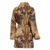 Amazing Brussels Griffon Dog Print Women's Bath Robe