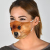 Pomeranian Dog Print Face Mask