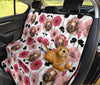 Bloodhound Floral Print Pet Seat Covers