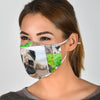 Pug Dog Print Face Mask