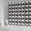 Boreboel Dog Pattern Print Shower Curtains