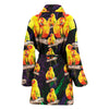 Sun Conure Parrot Print Women's Bath Robe