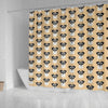 Miniature Schnauzer Dog Pattern Print Shower Curtains