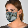 Siberian Husky Print Face Mask