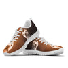 Pit Bull On Brown Print Running Shoes