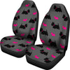 Scottish Terrier Print Car Seat Covers