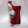 Cute Great Pyrenees Dog Print Hooded Blanket