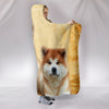 Lovely Aktia Dog Print Hooded Blanket