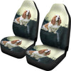 Basset Hound Dog Print Car Seat Covers