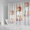 Shetland Sheepdog Art Print Shower Curtains