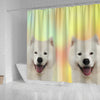 Samoyed dog Print Shower Curtain
