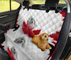 Lovely Poodle Print Pet Seat Covers